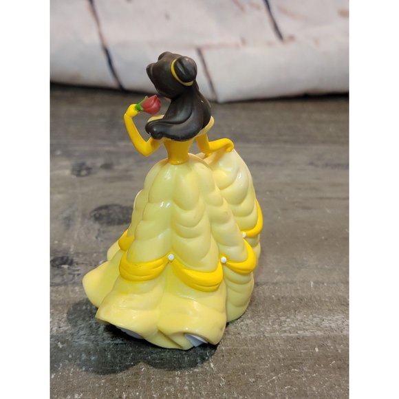 Beauty and the Beast princess yellow dress Rose Disney toy figure - Picture 4 of 5